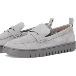 Vionic Uptown Sueded Penny Orthotic Comfort Loafers Grey Sz. 11